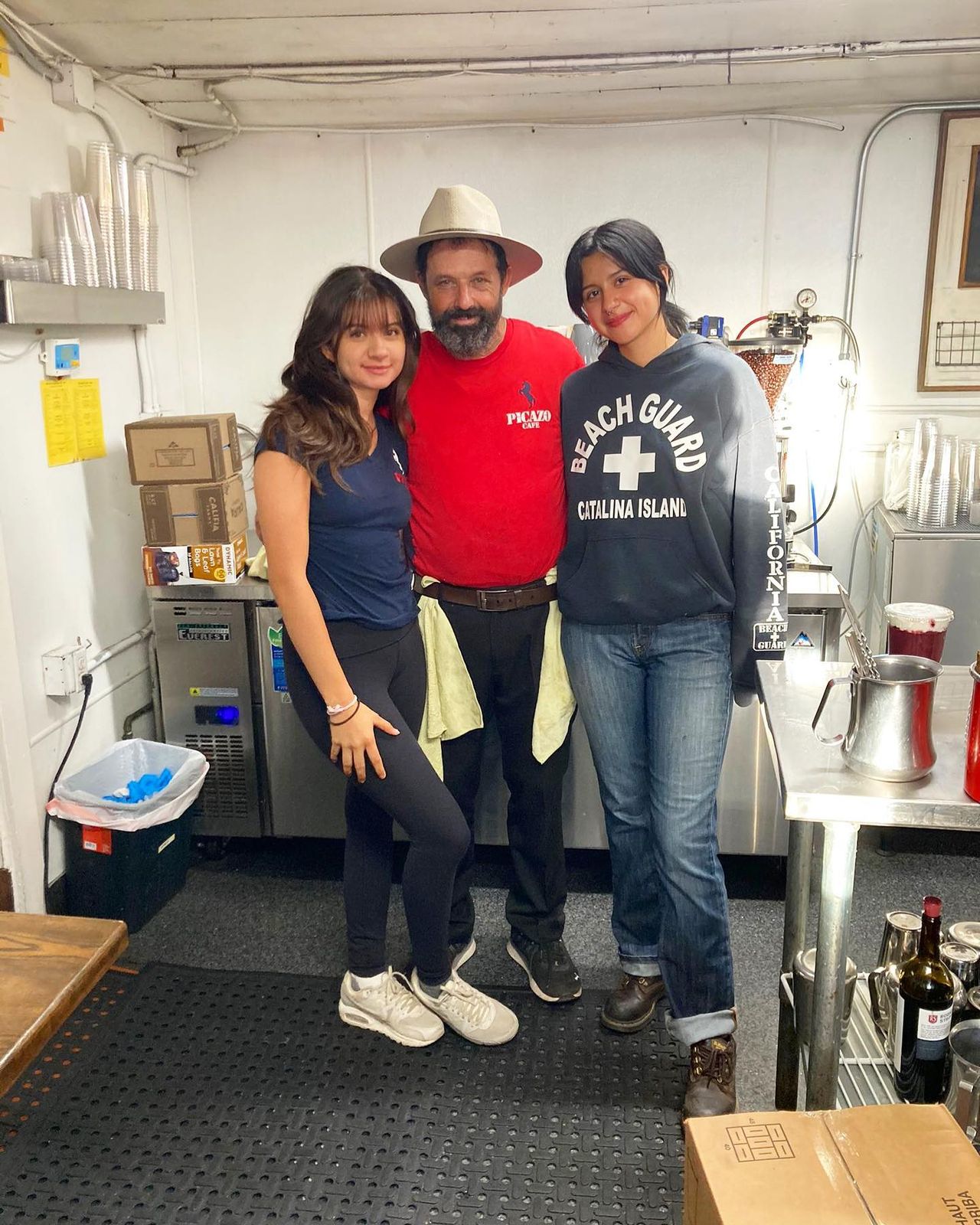 The Picazo family behind the counter at Picazo Café