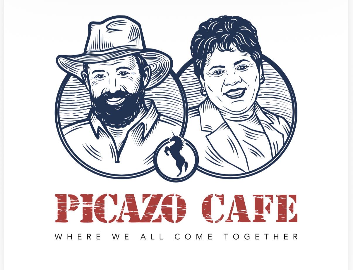 Picazo Café founders illustration